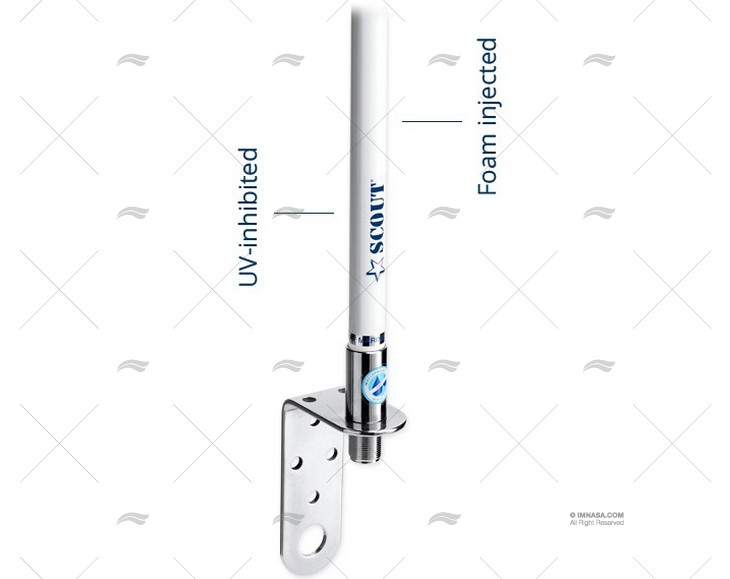 ANTENA VHF 0.90MT 1dB VELETA WIND  SCOUT SCOUT