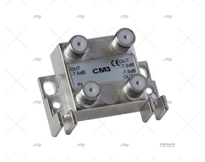 3 WAY COAXIAL SPLITTER 5-2120 MHz SCOUT