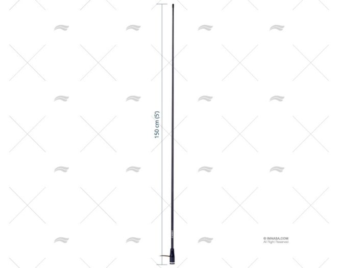 VHF BLUE ANTENNA 1.5MT SCOUT