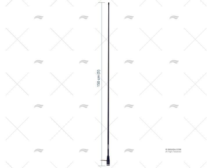 VHF BLUE ANTENNA 1.5MT SCOUT