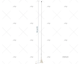 ANTENA VHF 1.50MT 3dB ABATIBLE SCOUT SCOUT