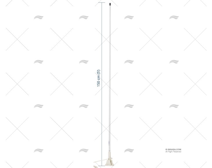 ANTENA VHF 1.50MT 3dB ABATIBLE SCOUT SCOUT