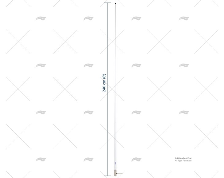 VHF ANTENNA 2.40MT SCOUT 3dB SCOUT