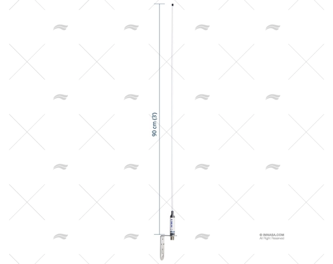 ANTENA VHF 0.90MT SAIL SCOUT SCOUT