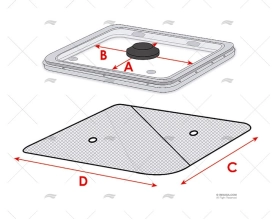 CORTINAS PARA ESCOTILLAS VENTILADAS - PE