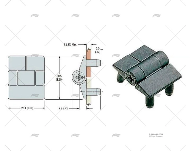 BISAGRA AJUSTABLE SOUTHCO SOUTHCO