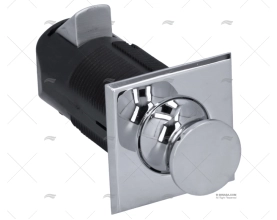 SQUARE CHROME POINT LATCH SOUTHCO