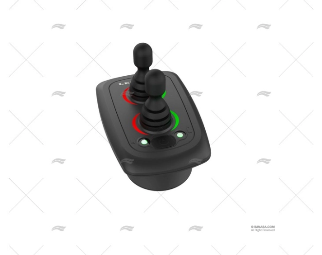 COMANDO DUPLO JOYSTICK HELICE PROA LEWM LEWMAR