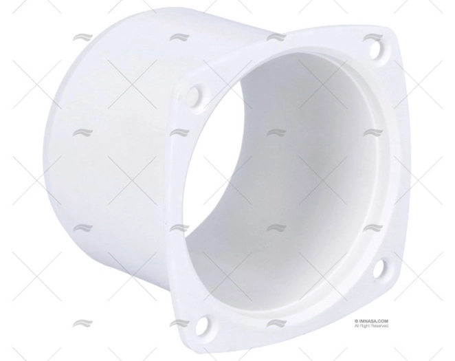 ADAPTADOR PLASTICO BLANCO 82 X 82 mm ROCA MARIN EQUIPMENT