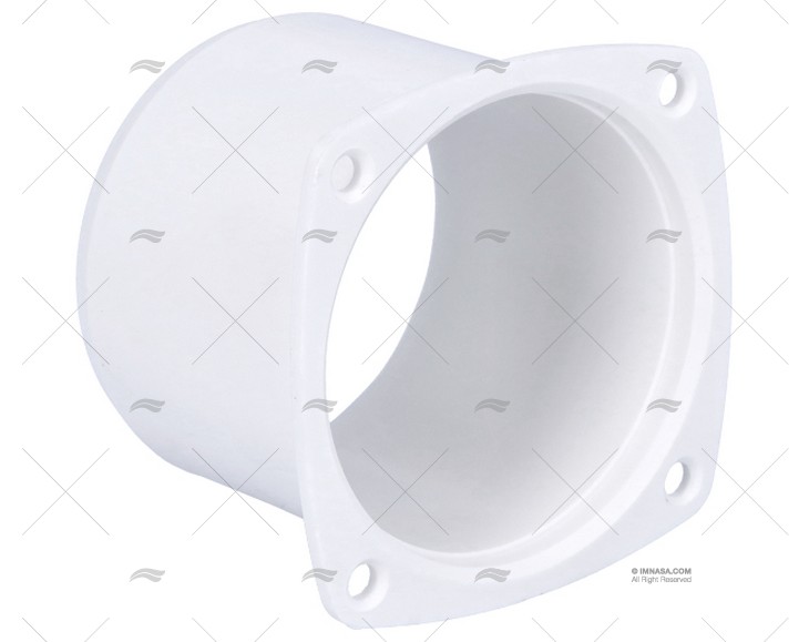 ADAPTATEUR EN  PLASTIQUE BLANC 82 X 82mm ROCA MARIN EQUIPMENT