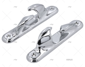 PAIR OF LINE CHOCKS CHROMED 205X45X40