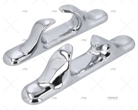 PAIR OF LINE CHOCKS CHROMED 295X70X54