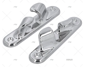 CHAUMARDS EN INOX 155mm PAIRE