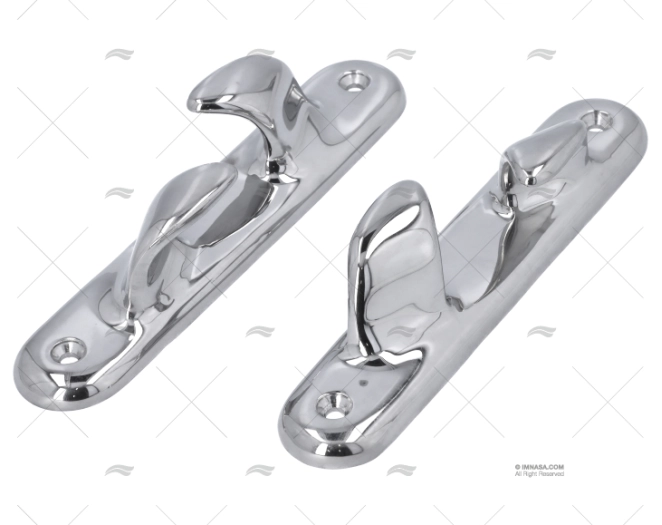 CHAUMARDS EN INOX 205mm PAIRE