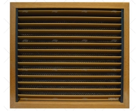 GRILLE TEAK 350x300 AVEC FILTRE THERMOWELL