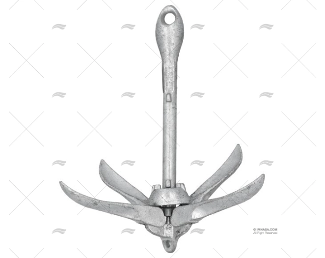 ÂNCORA GRAPNEL GALVANIZADO 4kg