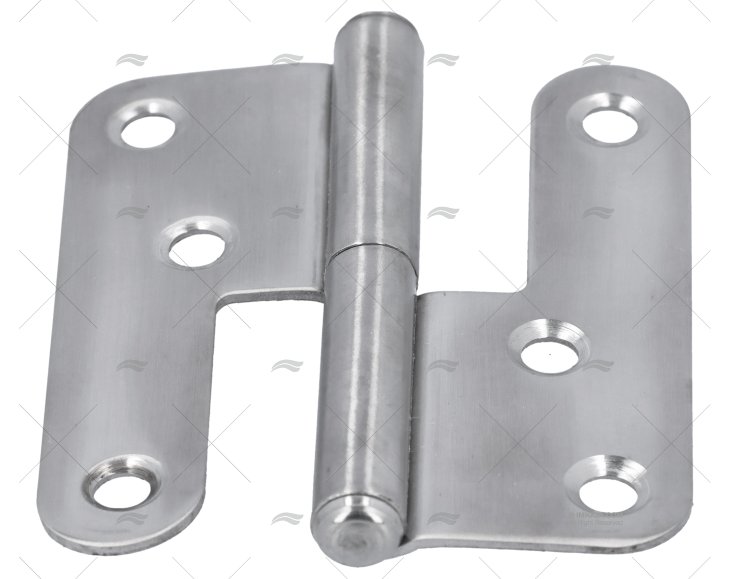 STAINLESS STEEL HINGE 85x75mm RIGHT