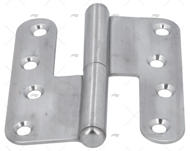 STAINLESS STEEL HINGE 110x98.8mm LEFT