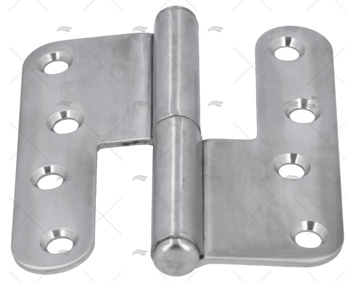 STAINLESS STEEL HINGE 110x98.8mm RIGHT