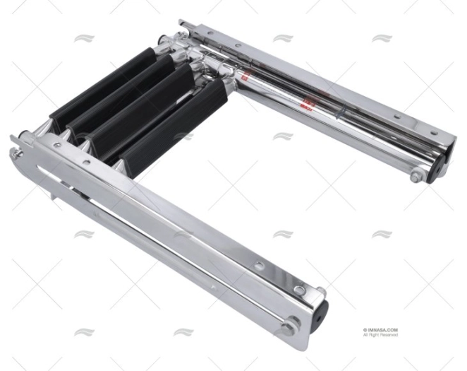 ESCALERA INOX AJUST. C/CIERRE 4P. 254mm