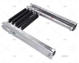 ESCALERA INOX AJUST. C/CIERRE 4P. 254mm