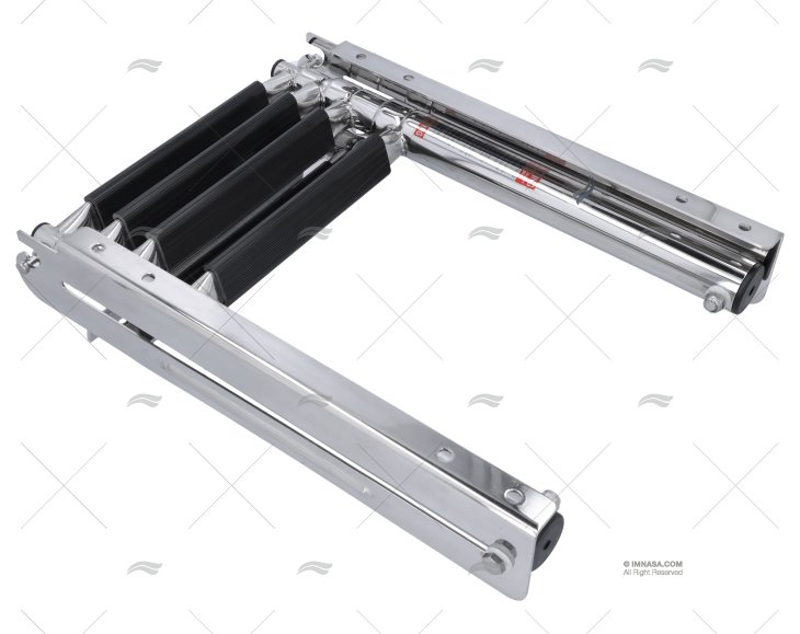 ESCALERA INOX AJUST. C/CIERRE 4P. 254mm