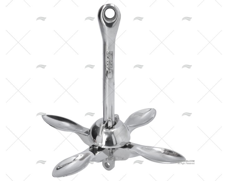 ANCLA PLEGABLE  0,7kg INOX