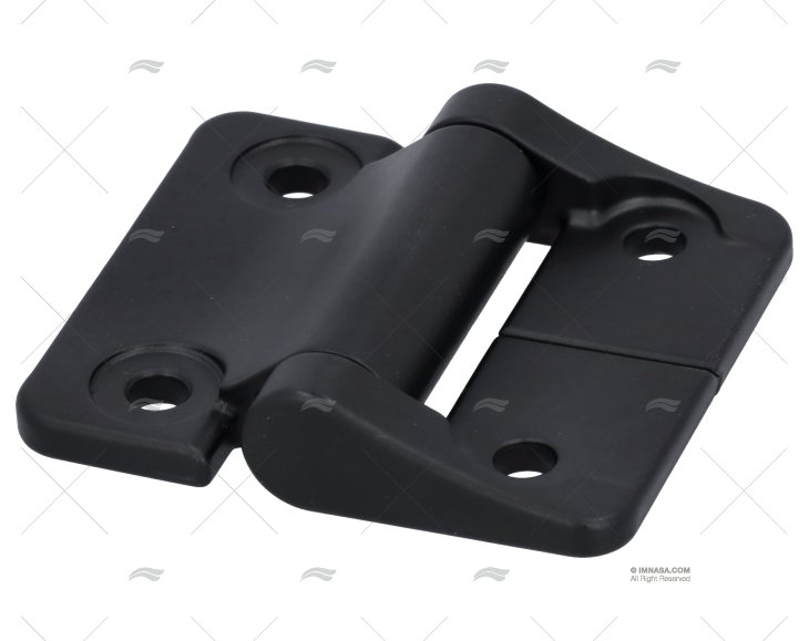 ASYMETRICAL  HINGE BLACK ALU 2.7/4.5