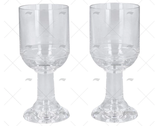 COPA AGUA/VINO DESMONTABLE 250ml 2pcs