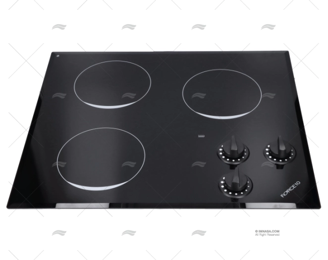 COOK TOP VITROCER. 3 HEATERS 220V 22 ENO