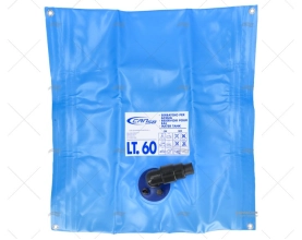 DEPOSITO AGUA  60L FLEXIBLE RECTANGULAR