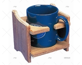 TEAK MUG HOLDER 125x115x100mm D.80mm ARC MARINE