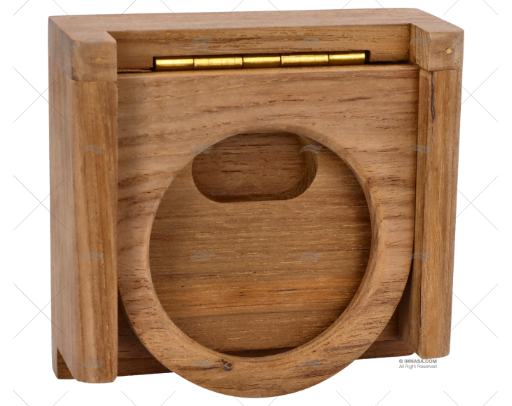 PORTE CANETTE TEAK 117x130x110mm D.70mm ARC MARINE