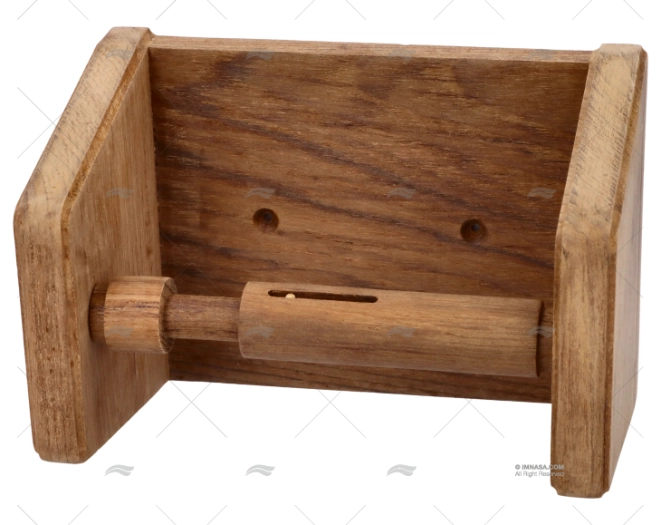 TEAK TOILET ROLL HOLDER ARC MARINE