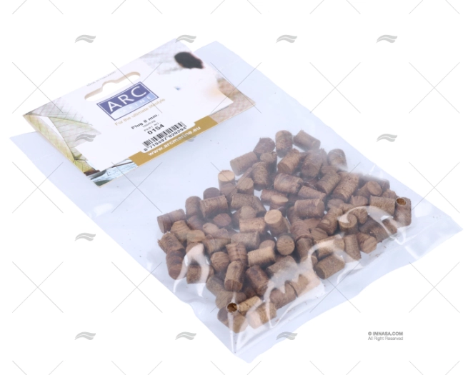 TAMPA DE TEKA 8 MM (100 PCS) ARC MARINE