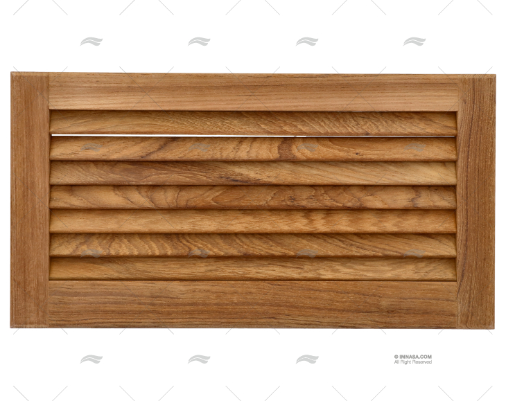 TEAK LOUVRED INSERTS 450x240mm