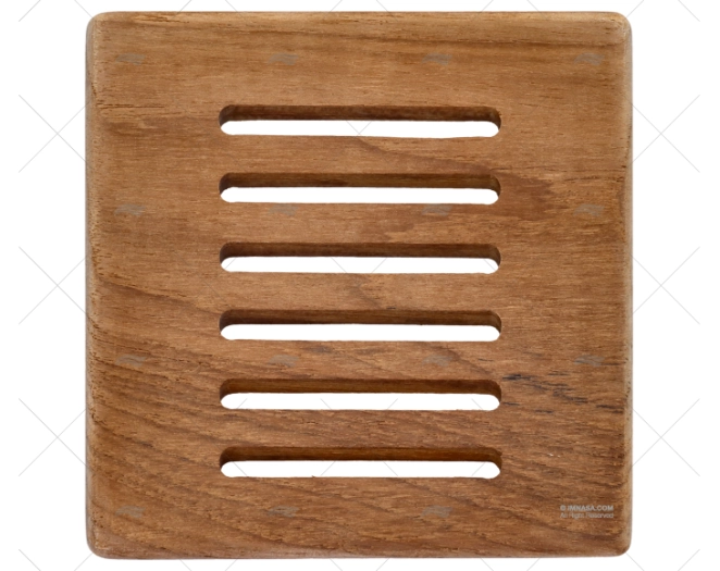 GRILLE DE VENTILATION TEAK 125x125mm ARC MARINE