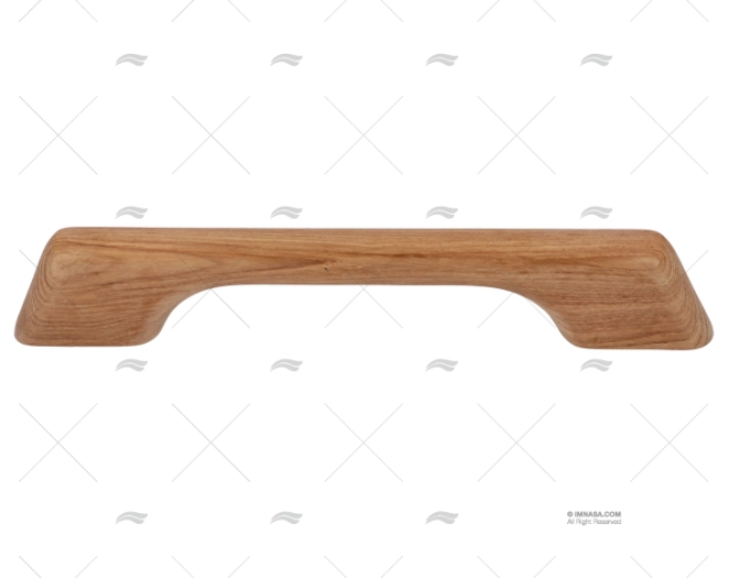 TEAK HANDRAIL 330mm 1 BOWS ARC MARINE