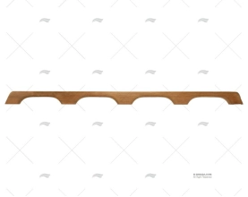 MAIN COURANTE TEAK 1090mm 4 ARCS ARC MARINE