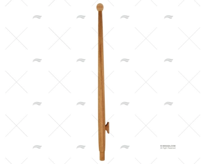 TEAK FLAGPOLE 750mm ARC MARINE