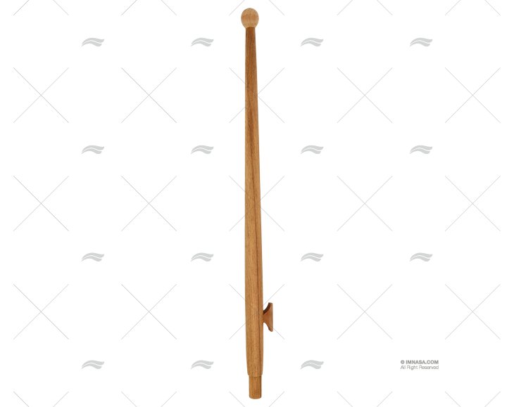 TEAK FLAGPOLE 750mm ARC MARINE