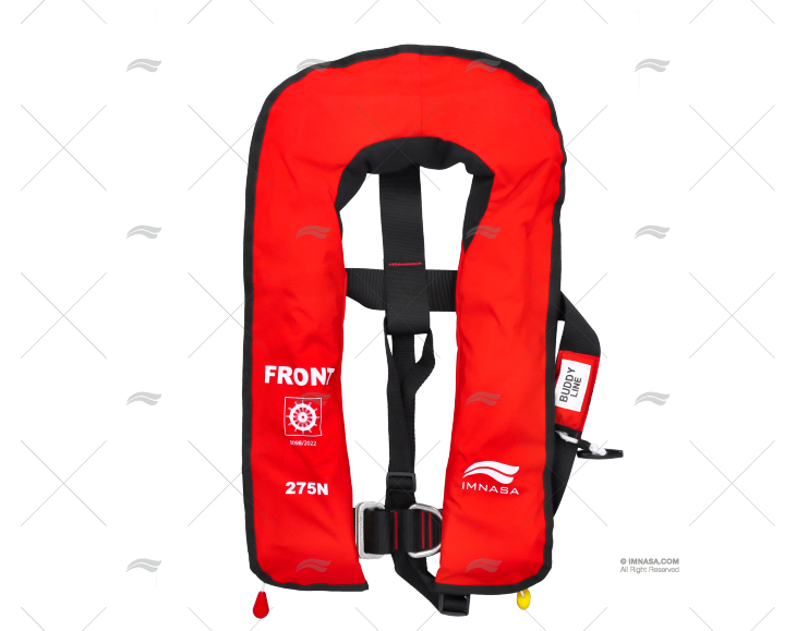 LIFE JACKET IMNASA 275N SOLAS + HARNESS IMNASA