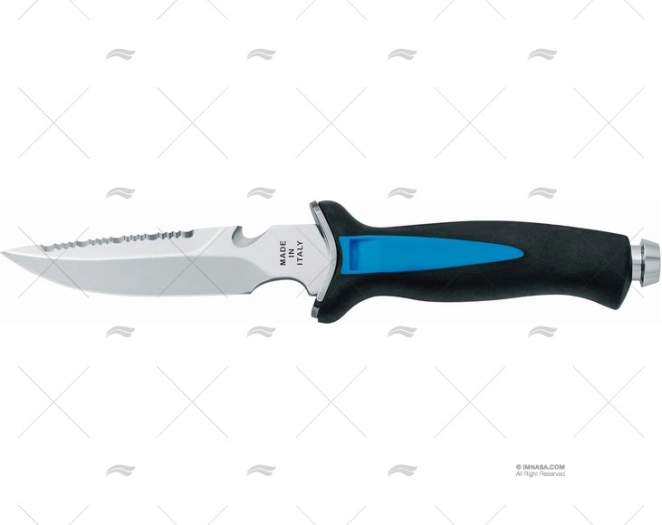 CUCHILLO DIVING C/FUN AZUL 24-H12cm MAC COLTELLERIE