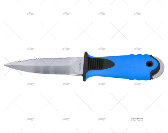 CUCHILLO DIVING C/FUN AZUL 21-H10cm MAC COLTELLERIE