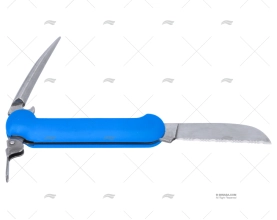 CUCHILLO SAYLOR AZUL  18.5-H7.5cm MAC COLTELLERIE