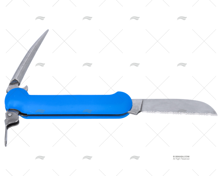 CUCHILLO SAYLOR AZUL  18.5-H7.5cm MAC COLTELLERIE