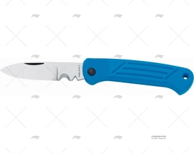 CUCHILLO TRABAJO PLEG AZUL 19.5-H8cm