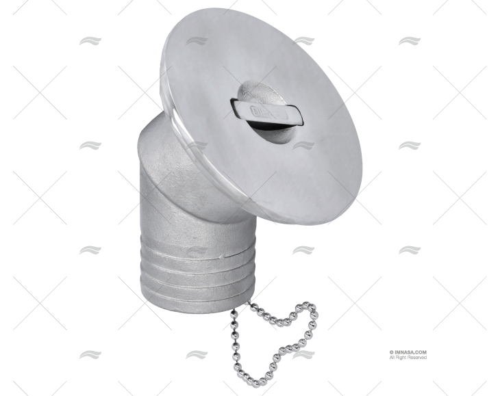 STAINLESS STEEL DIESEL CAP 38mm ANGLE