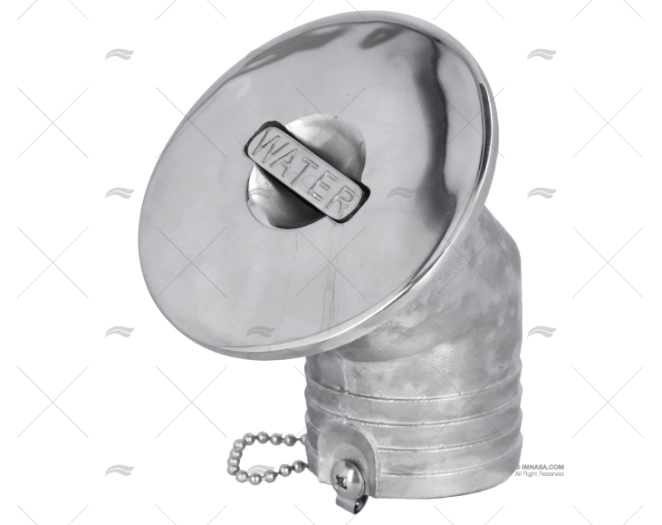 BOUCHON INOX WATER 50mm ANGLE