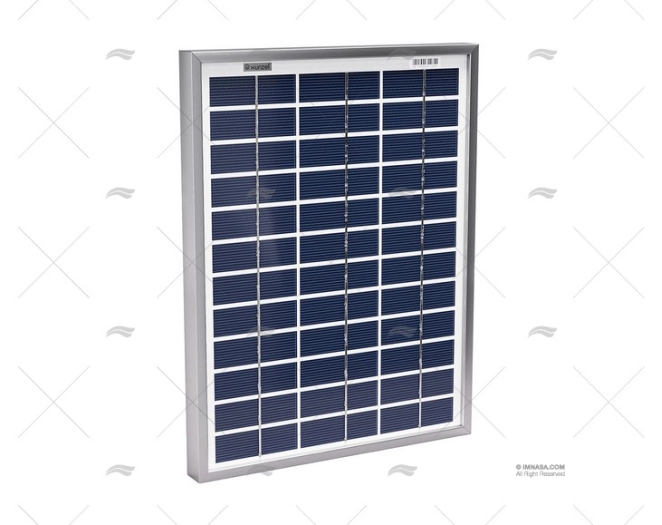 PANNEAU SOLAIRE POWER  5w 12v POLY VITRE